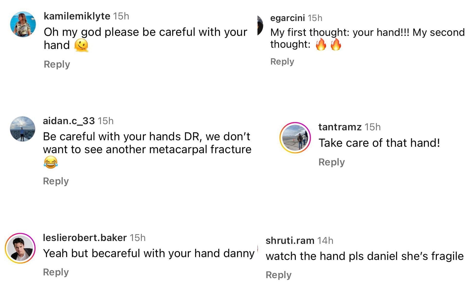 Instagram comments